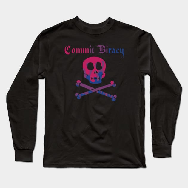 Commit Biracy Long Sleeve T-Shirt by BiOurPride